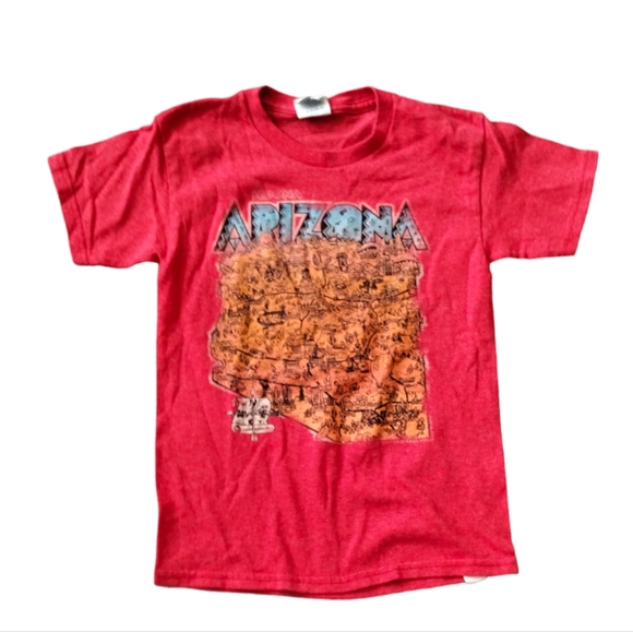 Arizona Sedona Short Sleeve Graphic T-shirts Crew Neck Boy size Small - Picture 1 of 10
